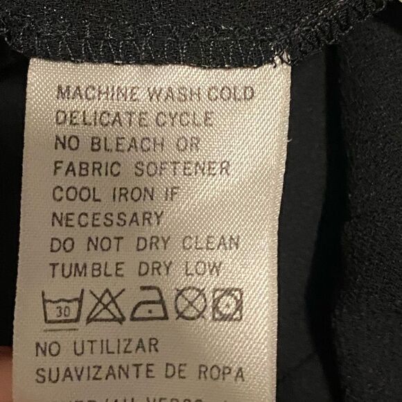 Vintage Liz Claiborne Black Modest Formal Maxi Dress - Picture 6 of 9